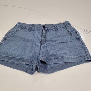 A New Day Shorts Womens Size 2 Lightweight Blue Everyday Casual Shorts Bin 3